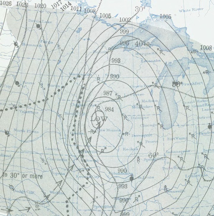 U. S National Weather Bureau - Created by the National Weather Bureau, U.S. Government Nov 11, 1940 