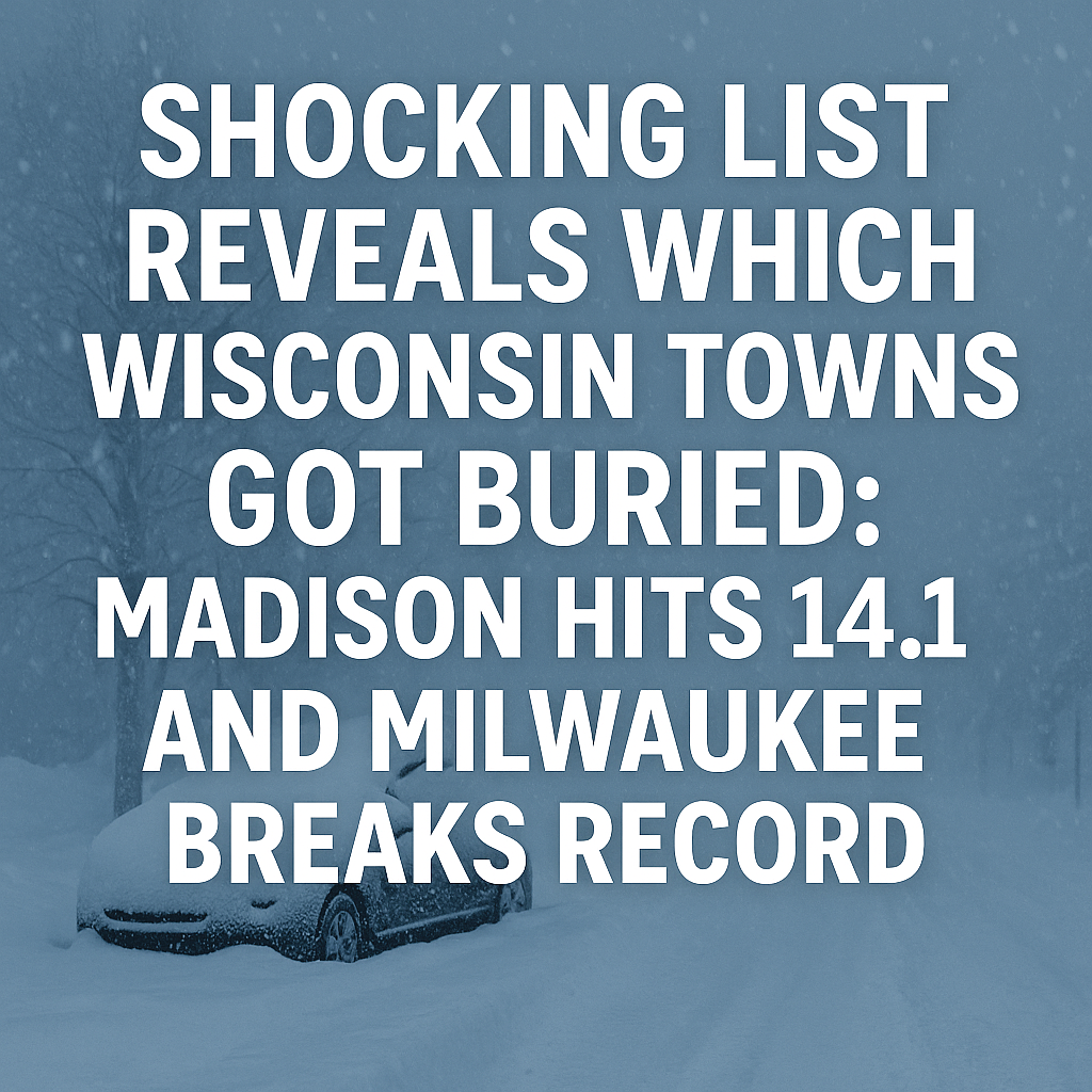 Snowfall Totals Milwaukee Breaks Record