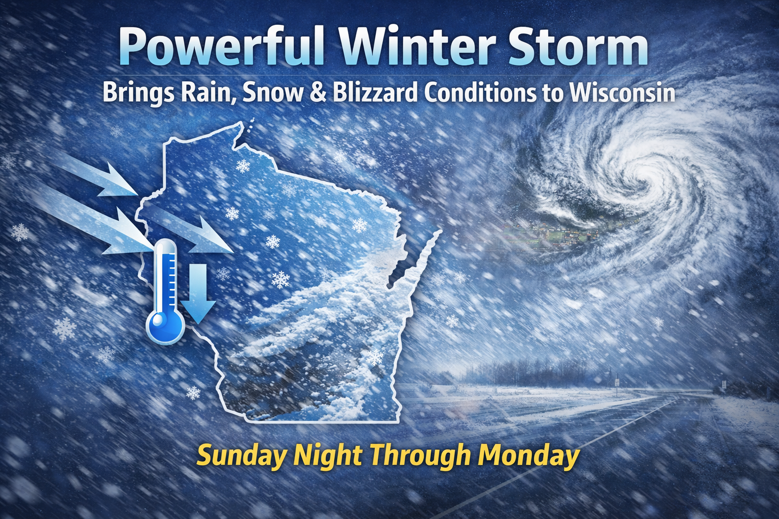 Powerful Winter Storm Wisconsin