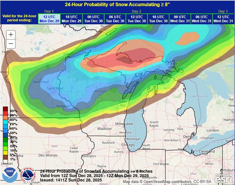 Storm Snow Totals