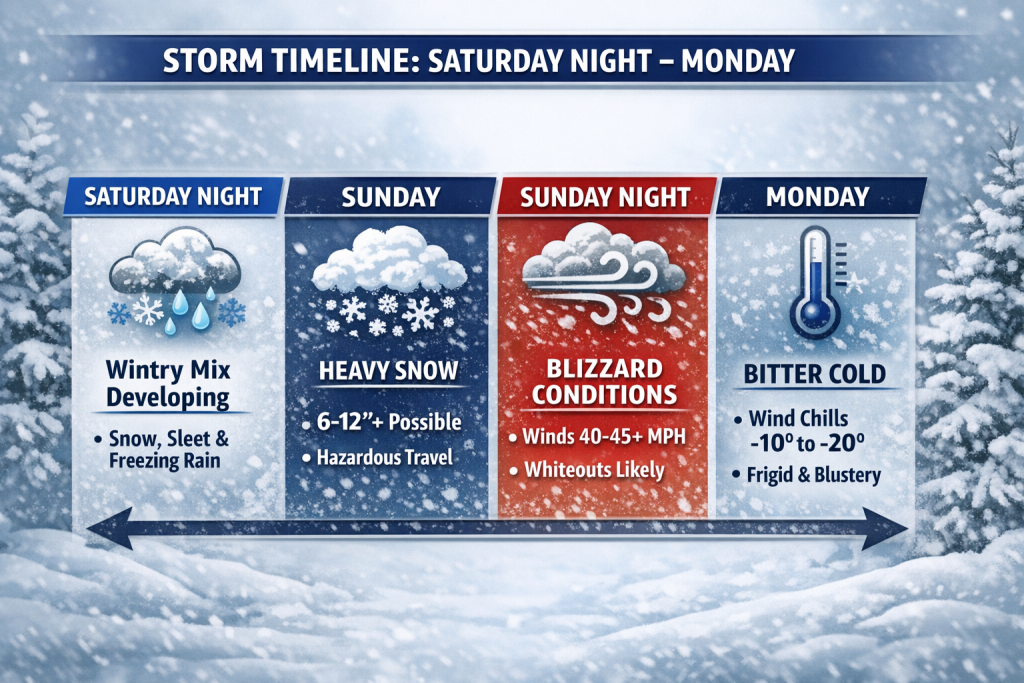 Storm Timeline