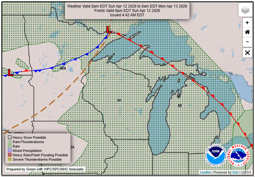 Wisconsin Weather This Week Storm Likely