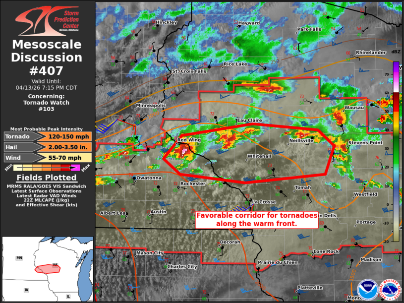 Tornado threat