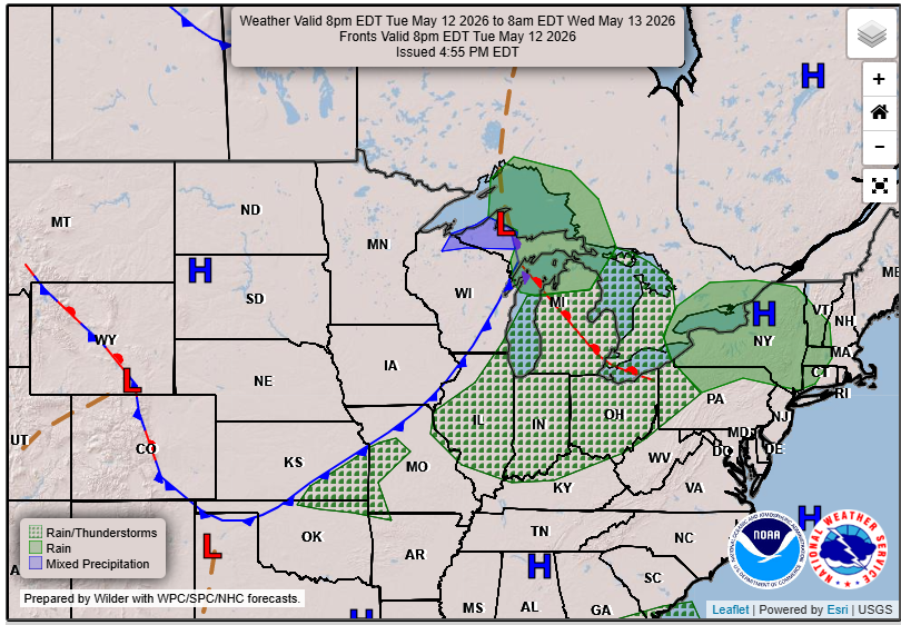 Cold front wisconsin