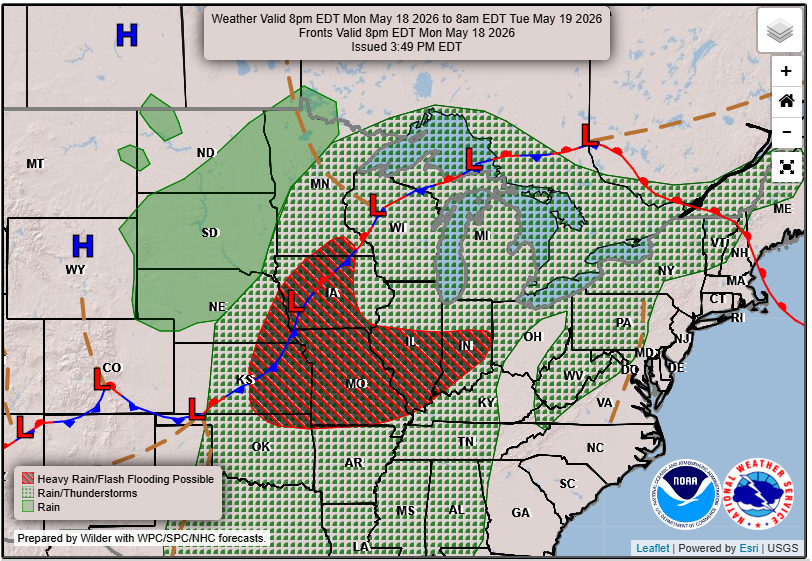 Severe Storms Monday Night
