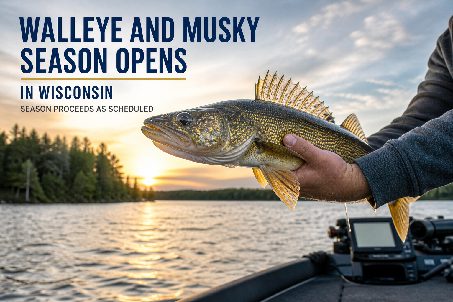 Walleye and Muskey Season Open Wisconsin