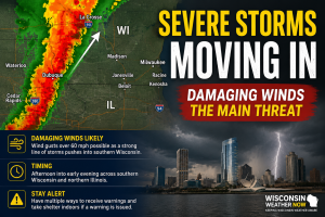 Wisconsin Weather Now: What you need to know about severe thunderstorms Line charging through Southern Wisconsin