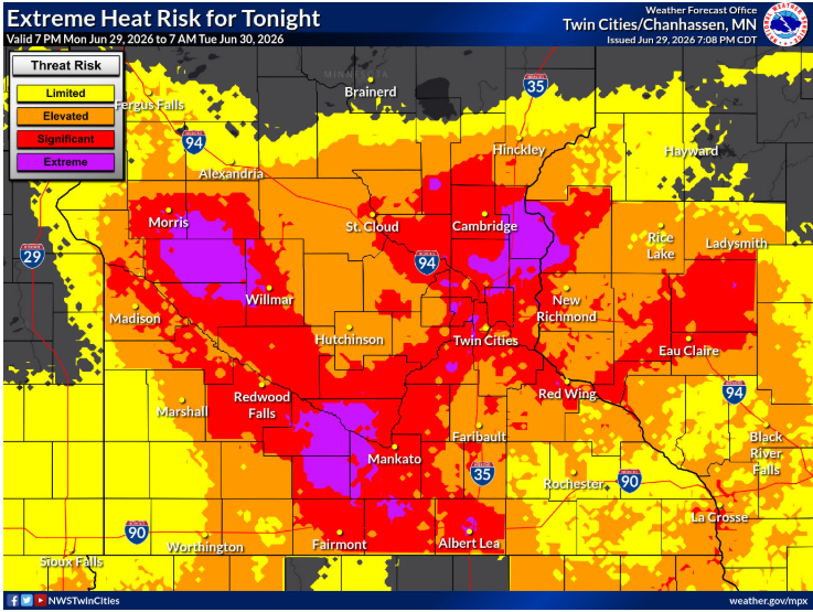 Heat Risk Wisconsin