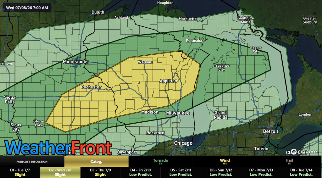 Marginal to Slight Risk Severe Weather