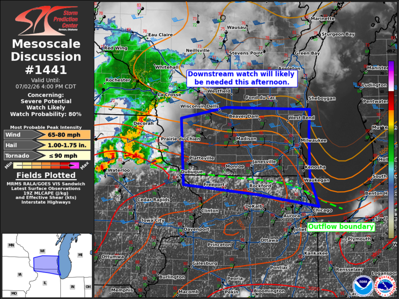 Severe storms coming