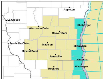 Beach Hazards High Swim Risk Wisconsin