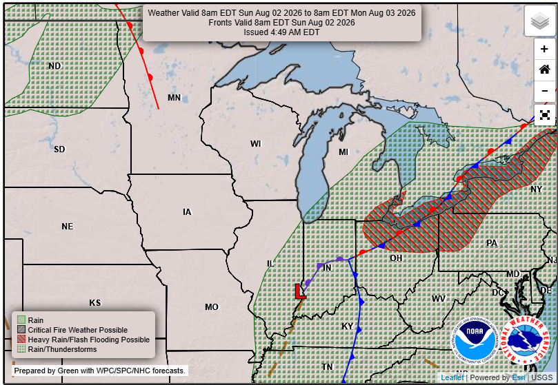 Sunday Wisconsin Forecast
