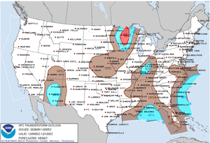 Western Wisconsin Weather Now: Late showers and future thundertorm risk