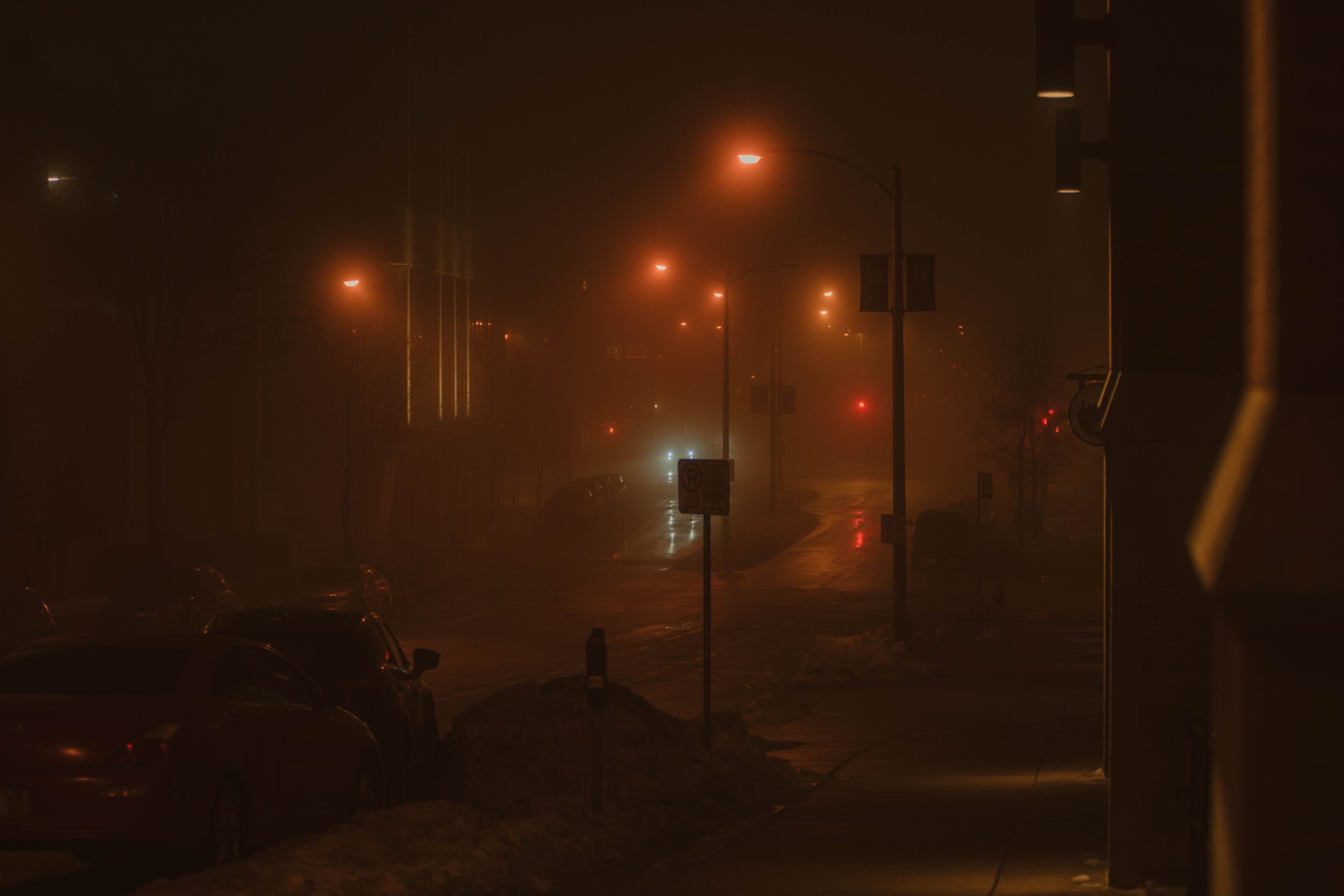 Photo by Quang Vuong: https://www.pexels.com/photo/fog-over-street-at-night-19992216/